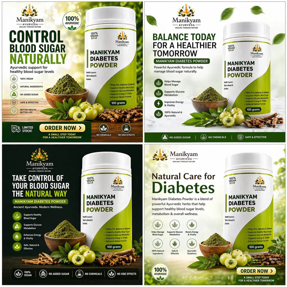 VIDA HERBALS DIABETES BLOOD SUGAR POWDER - 15DAYS CHALLENGE
